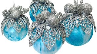 DIY Mixed Media Christmas Baubles with Sue Findlay