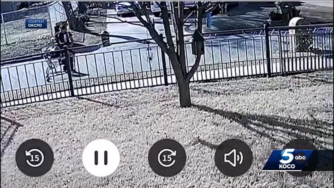 OKC police search for suspect in animal abuse case caught on camera ...