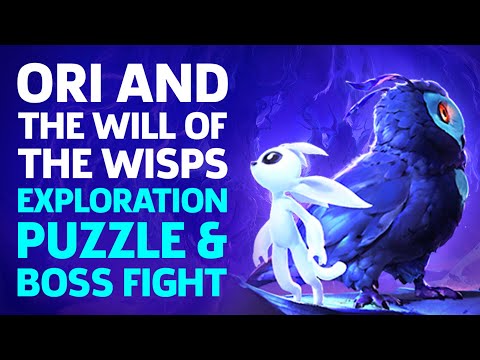 Ori And The Will Of The Wisps Boss And Exploration Gameplay