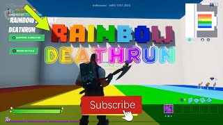 60 Level Rainbow Deathrun Fortnite (Creative Mode)