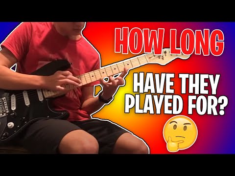 Guessing How Long People Have Played Guitar