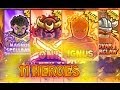 Kingdom Rush - 11 HEROES IN ACTION - Close Scene - New Update