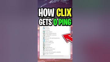 How Fortnite Pros Get 0 Ping! 📶🤯