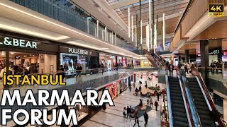 İstanbul Turkey  Marmara Forum Mall Walking Tour [4K Ultra HD/60fps] by D Walking Man 260 views 1 month ago 25 minutes