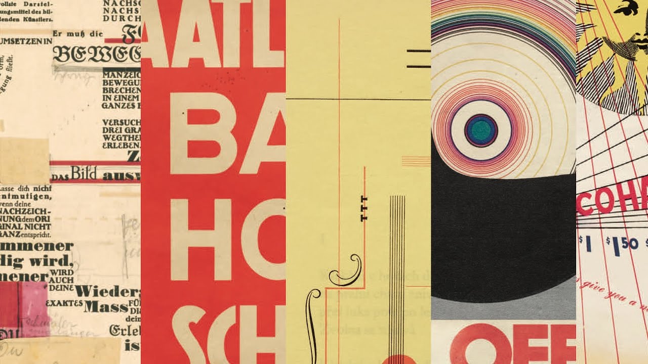 Just Our Type: Discovering Bauhaus Graphic Design - YouTube