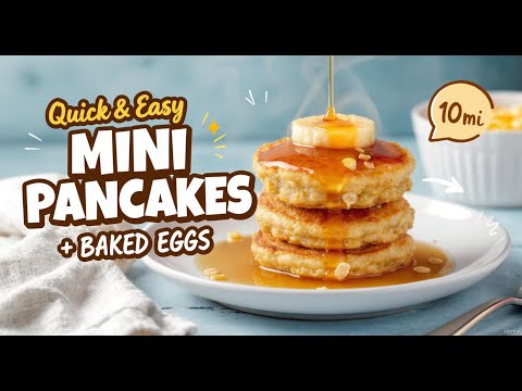 فطائر الشوفان الصغيرة بالموز والبيض المخبوز لوجبة إفطار سريعة وسهلة وممتعة