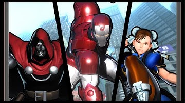 Ultimate Marvel vs Capcom 3 arcade.Iron Man -Dr Doom-Chun Li.