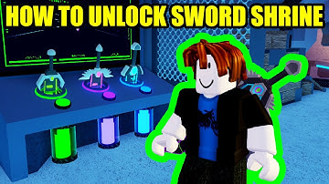 HOW to UNLOCK the SWORD SHRINE BADGE RB BATTLES Roblox