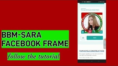 PAANO GUMAWA NG FRAME NA MAY BBM-SARA LOGO SA FACEBOOK || Trending Tutorial || MITCH