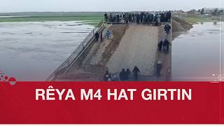 Hesekê.. Rêya M4 Ji Ber Bilindbûna Ava Xabûr Hat Girtin