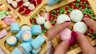Filling platter with candy asmr ~ Satisfying video ASMR ❤️🍬🍭 #shorts