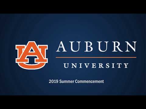 auburn university baseball Auburn University Summer 2019 Graduation Ceremony (2 p.m.)