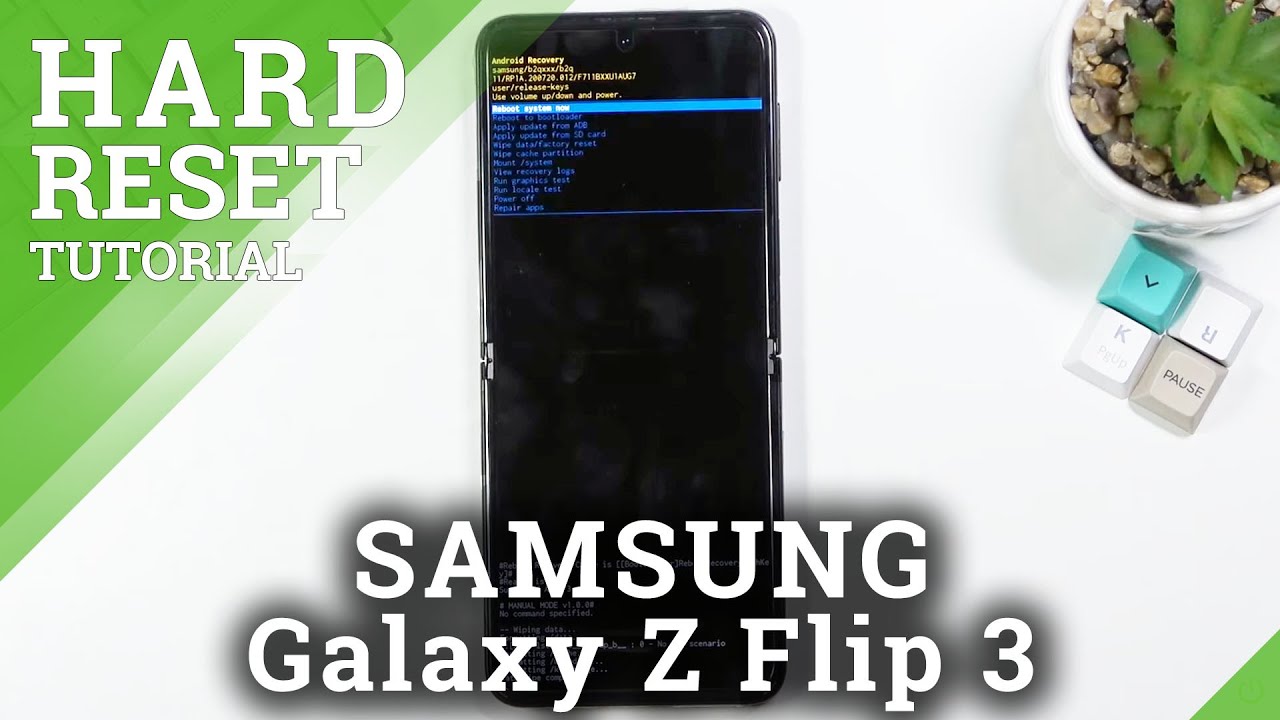 How to Hard Reset SAMSUNG Galaxy Z Flip 3 via Recovery Mode