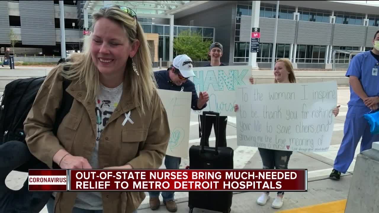 Outofstate nurses bring muchneeded relief to metro Detroit hospitals