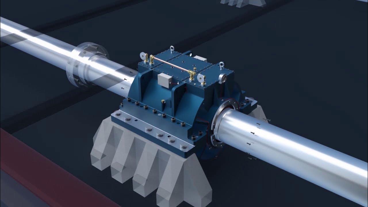 Michell Bearings propeller shaft thrust block YouTube