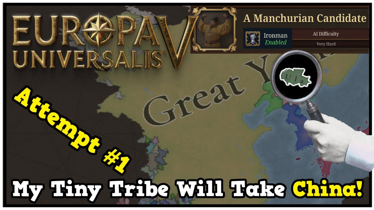 My Tiny Tribe Will Take China In Europa Universalis 5 - A Manchurian Candidate Run Very Hard Ironman