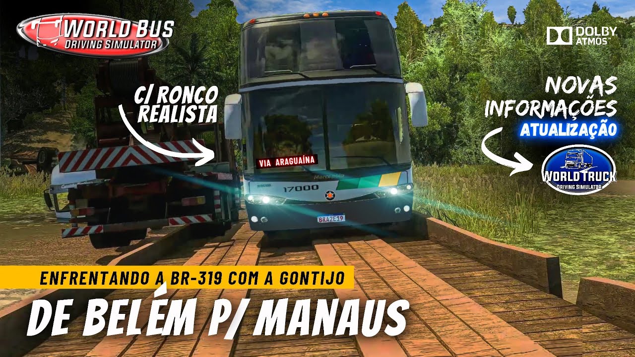 🥵 BR-230: ENFRENTANDO A TRANSAMAZÔNICA NO G6 1550 LD | World Bus Driving Simulator