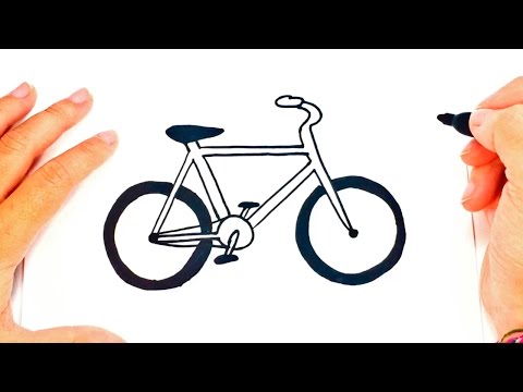 Video: Cómo Dibujar Una Bicicleta Con Un Lápiz Paso A Paso