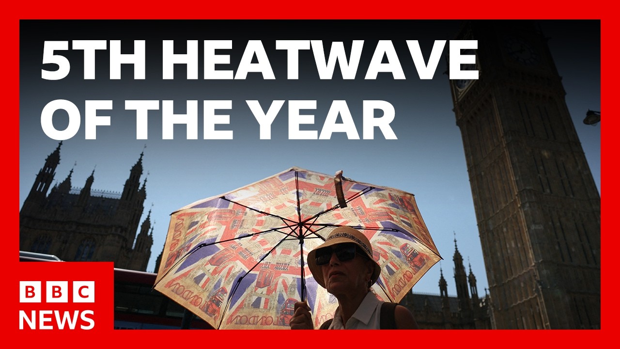 Europe swelters in fifth heatwave of the year | BBC News