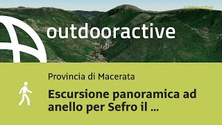Video Flyover : Escursione panoramica ad anello per Sefro il 21 febbraio 2025