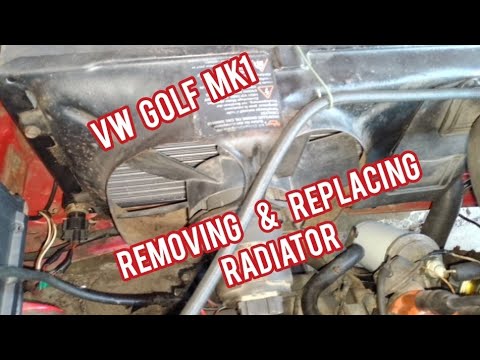 VW Golf Mk1: Removing and Replacing Radiator