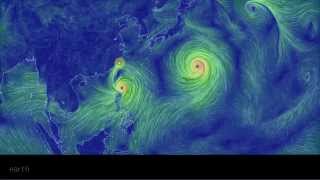 Weather 2016 | Double super storm on Pacific Ocean | Super storm