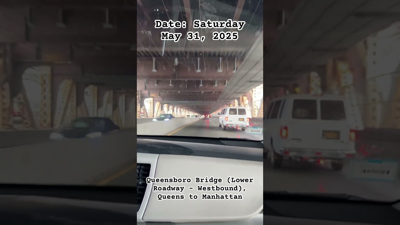 Queensboro Bridge (Lower Roadway - Westbound), Queens to Manhattan