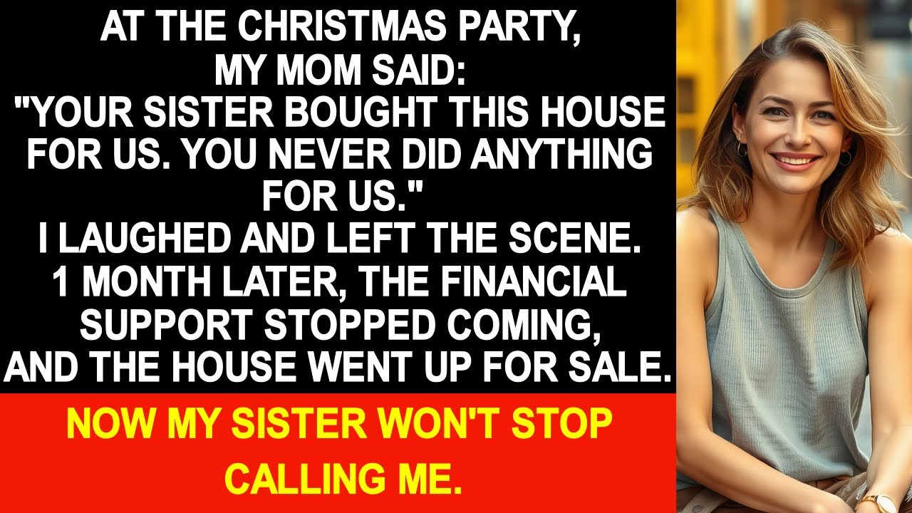 At the Xmas party, mom said: 