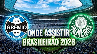 WHERE TO WATCH PALMEIRAS VS GRÊMIO: BRASILEIRÃO GRÊMIO VS PALMEIRAS TV BROADCAST