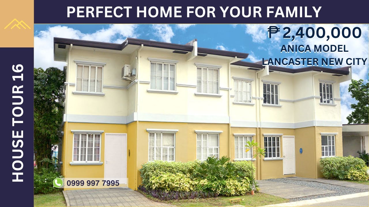House for Sale Anica Model Affordable Townhouse Lancaster New City YouTube