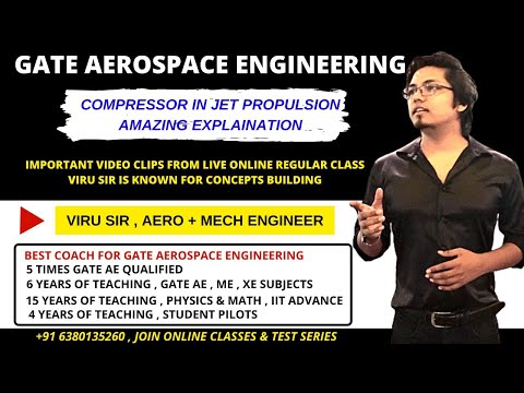 compressor | jet propulsion lectures | aircraft propulsion | GATE AEROSPACE ENGINEERING online class