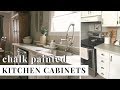 HOW TO CHALK PAINT Kitchen Cabinets  | heyjuliarae