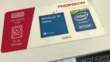 Thomson THN14 Boot USB Windows 10