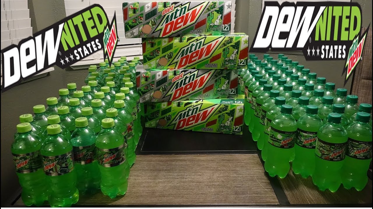I Found All 100 20oz Mountain Dewnited State Bottles!