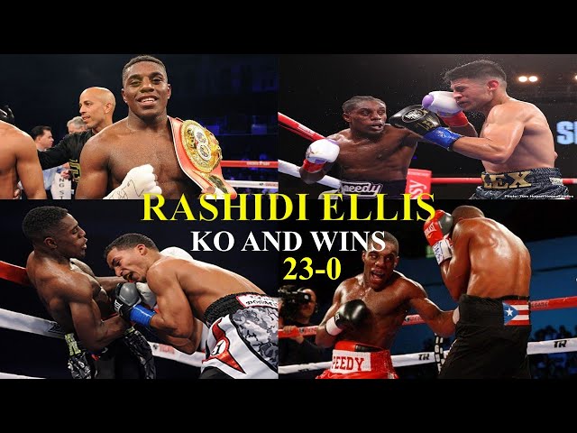 Rashidi Ellis Wins And Knockouts 23-0 | Speedy Rashidi KO's And Highlights | Boxing class=