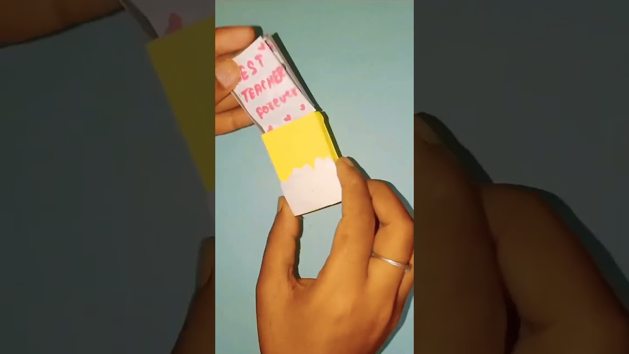 DIY Easy Paper Gift For Teacher s Aisha Art Craft aisha shorts DIY Easy Paper Gift For Teacher s Aisha Art Craft aisha shorts