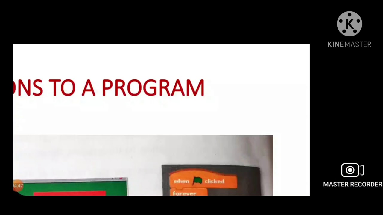 CLASS V LESSON -9 BASIC PROGRAMMING IN SCRATCH - YouTube