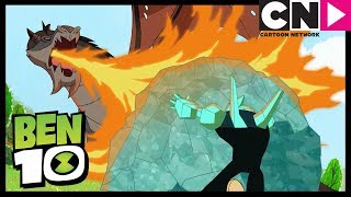 Мультфильм Ben 10 Diamondhead Vs A Dragon Cartoon Network