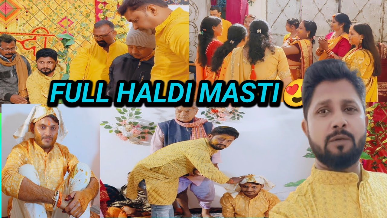 Haldi Lagane Ka Rasam 2026 💛 Full Masti & Emotional Moments ❤️‍🔥 | JayshawVlog 2026