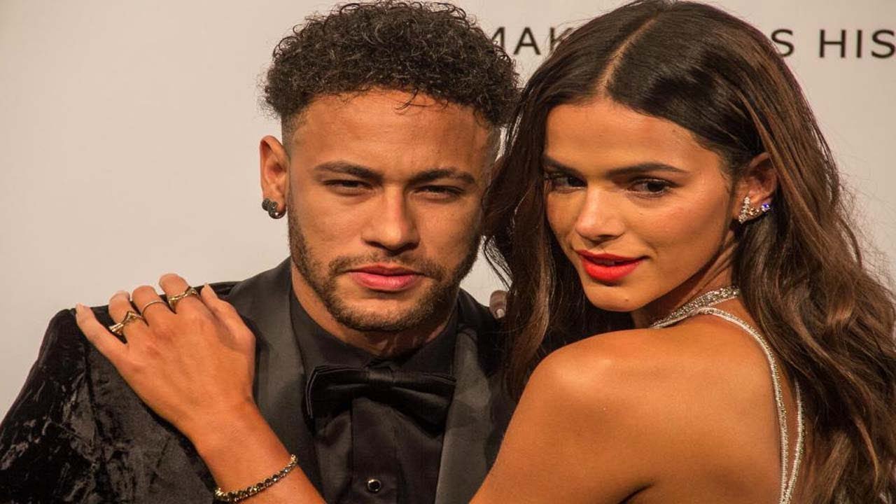 WATCH Neymar  Jr spotted in intimate moments with his 