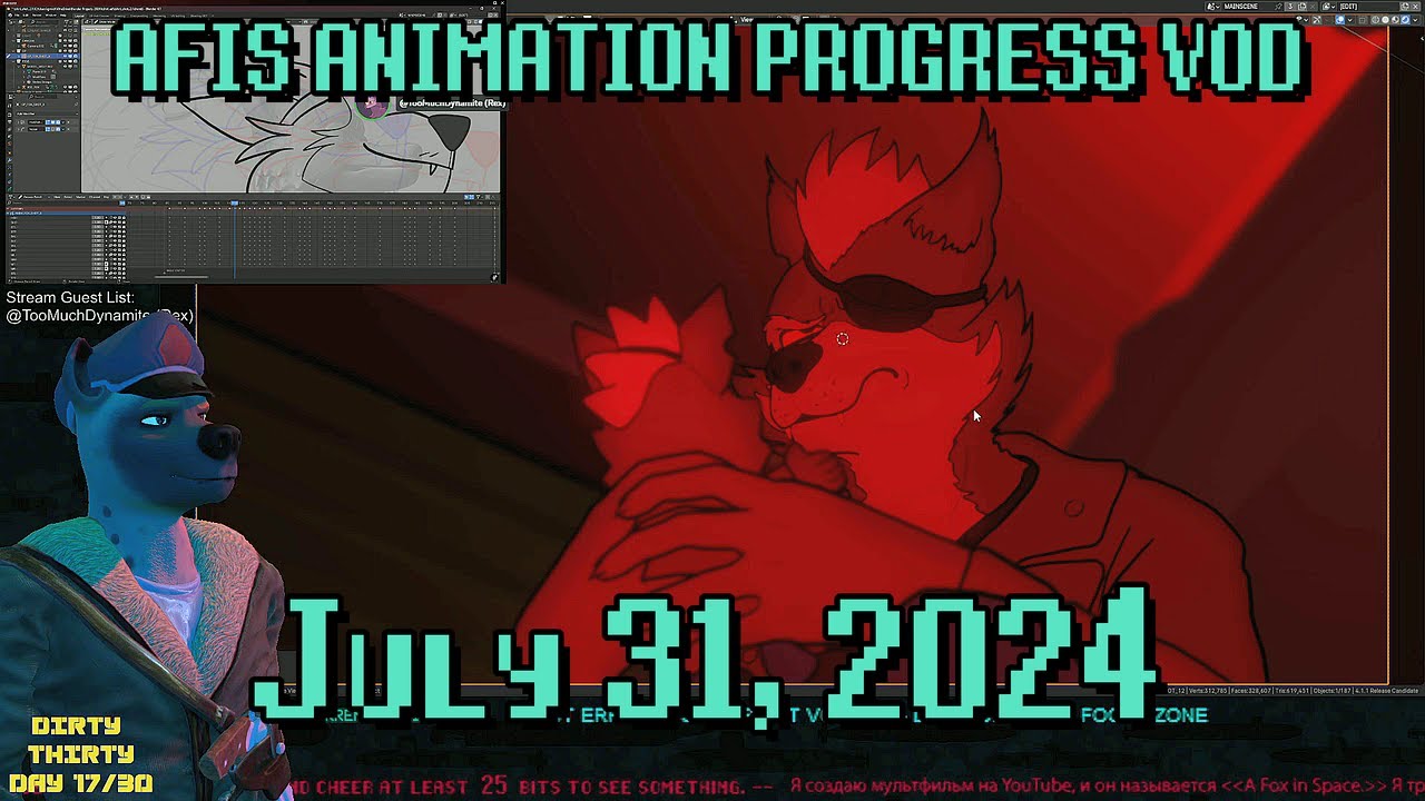 [2024-07-31] AFIS Animation Progress Stream VOD - YouTube
