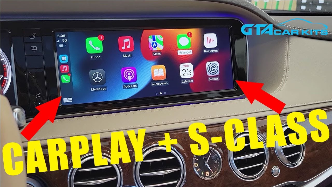 How to install Wireless CarPlay and AndroidAuto in Mercedes SClass