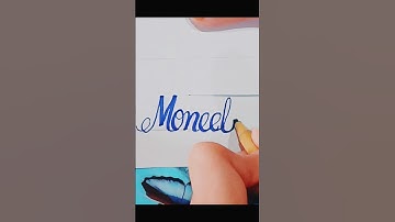 writing name - with cut marker - writing skills by sk #handwriting #shortsfeed #viralshorts