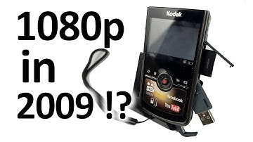 The FIRST 1080p Pocket Camcorder! Kodak Zi8 from 2009.