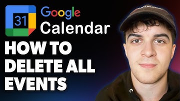 How to Delete All Events in Google Calendar [2025 Full Guide]