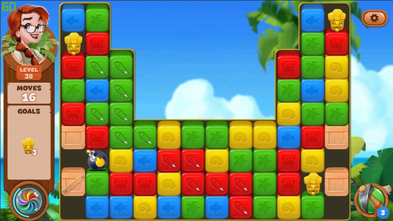 Lost Island Blast Adventure level 38