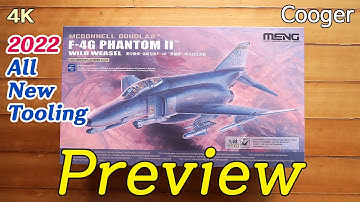 2022 All New Tooling!!! McDonnell Douglas F-4G Phantom II Wild Weasel 1/48 Meng Preview (LS015)