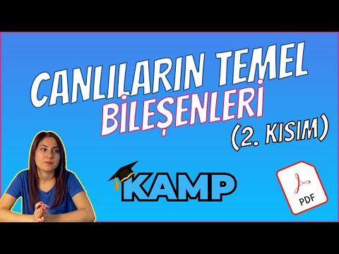 CANLILARIN TEMEL BİLEŞENLERİ (2. KISIM) FULL TEKRAR TYT 2024