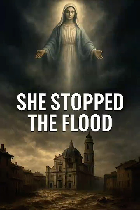 When Mary Saved a Town from a Flood #MaryMiracle #CatholicShorts #TrueStory