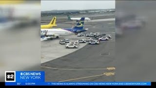 911 caller reports weapon on board Spirit flight at Newark Airport